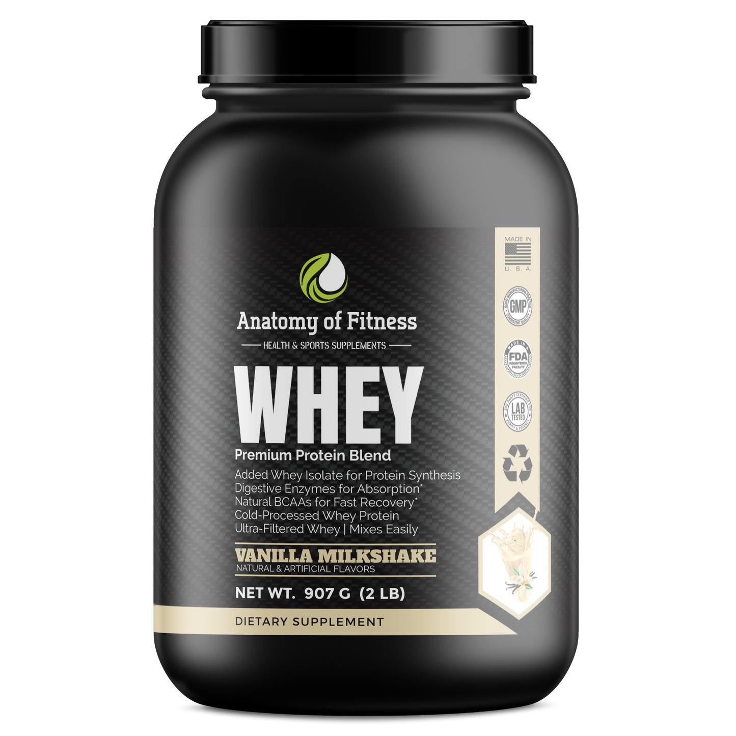 Whey (Vanilla Milkshake)